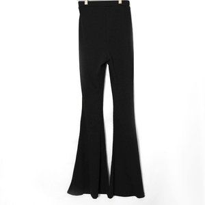 Princess polly high waisted wide leg pants in black